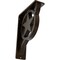 Ekena Millwork Austin Wrought Iron Bracket, (Triple center brace), Antiqued Bronze 2"W x 5 1/2"D x 8"H BKTM02X05X08TAUABZ - alternate 1